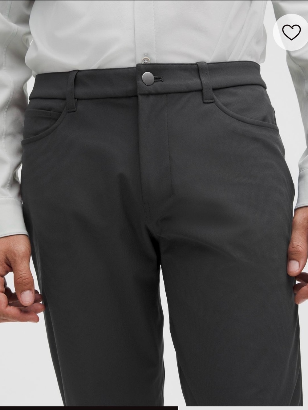 lululemon athletica ABC Men's Dark Charcoal Pants
